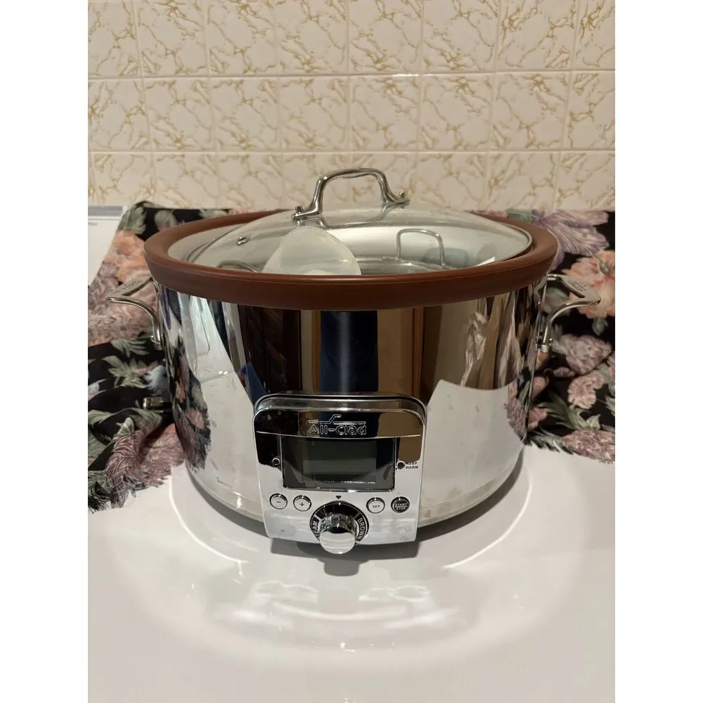 All-Clad 5qt Crock Base and lid ONLY *NO CROCK